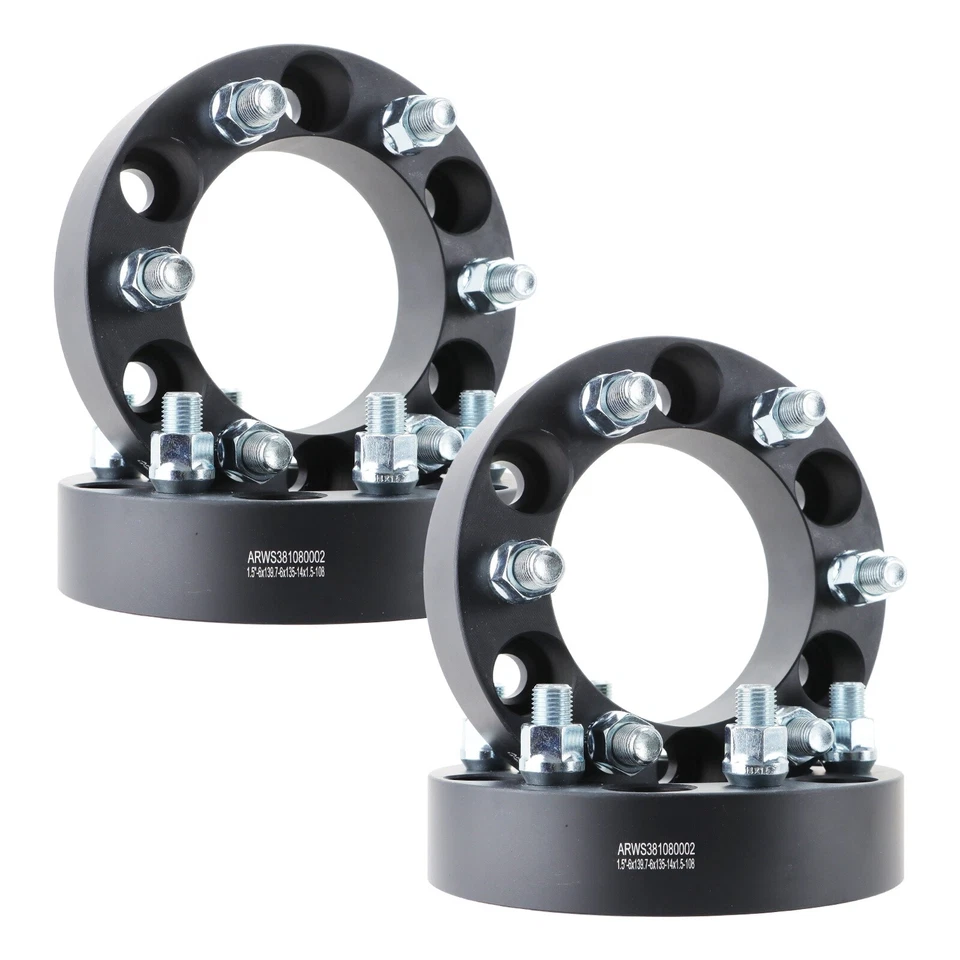 4pcs 1.5“ 6x139.7mm to 6x135mm Wheel Adapters M14x1.5 108mm For Chevy Silverado - Image 1 of 4