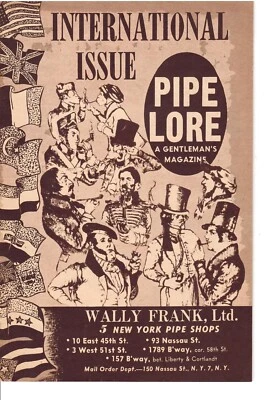 RARE Pipe Lore Magazine Wally Frank Catalog 1948 International Issue - Image 1 of 3