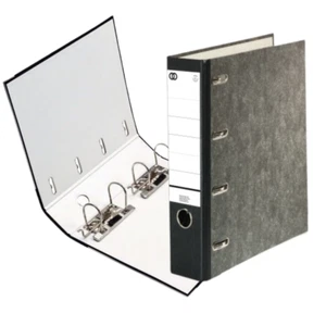 2 x Doppelordner DIN A4 Soennecken 3306 Bankordner 2 x A5 Quer 75 mm Wolkenmarmo - Bild 1 von 6