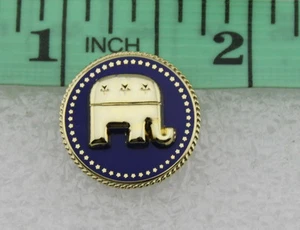 Prendedor de solapa de elefante republicano presidencial de Estados Unidos - Imagen 1 de 3