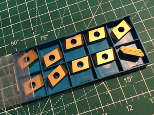 10pc Ingersoll Carbide Inserts LPE444L001 Grade IN253 LSE444L01  New (67) - Picture 1 of 4