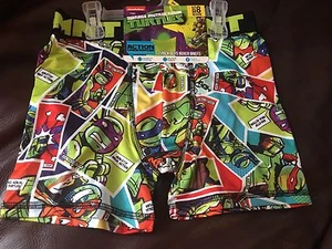 TMNT Boys Boxer Briefs 2 Pk NWT Sz 8 Medium Teenage Mutant Ninja Turtle - Picture 1 of 3