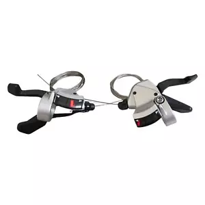 Leve cambio piatto bici strada Shimano SL-R440 2 3x9 velocità destra + sinistra argento - Foto 1 di 3
