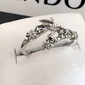 Nuevo Auténtico Anillo de Plata de Ley 925 Disney Maravilloso Hada Polvo de Estrellas - Imagen 1 de 5