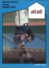 1989 Colorado Springs Sky Sox ProCards #260 Don Gordon