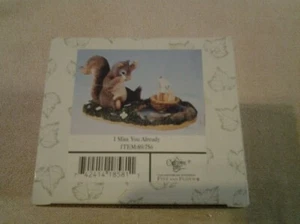 Charming Tails Fitz & Floyd "Mi manchi già" #89/756 - Nuovo con scatola - Foto 1 di 6