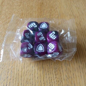 Street Fighter: The Miniatures Game Dice Pack: Shadaloo Purple Dice Jasco Games - Imagen 1 de 1