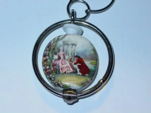 PRINCESS VINTAGE 1970's NIKI GLASS CIGARETTE HEADSHOP SMOKE STONE KEYCHAIN - Picture 1 of 2