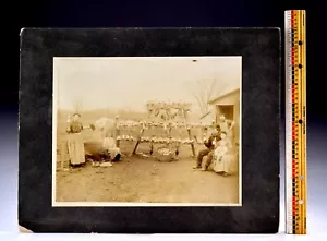 UM 1890-1900 GROSSE ANTIKE SCHRANKKARTE GRILL-BIER-CINCINNATI, OHIO - Bild 1 von 6