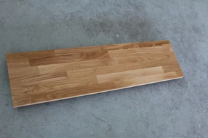Platte Eiche (Keilgezinkt) Massiv Holz Brett Regal Tischplatte Treppenstufen NEU - Bild 1 von 12