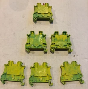 7 Phoenix Contact Green Terminal Block UT 2,5 PE x 5; UT 10 PE x 2 NEW - Picture 1 of 1