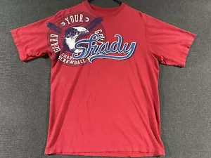 Shady Ltd T Shirt Medium Red Distressed Screwball Y2K Eminem - Picture 1 of 11