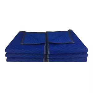 Manta móvil económica UBMOVE (paquete de 6) 72x80" 43#/Doz azul/azul - Imagen 1 de 8