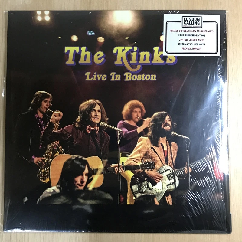 Kinks/Live In Boston (Yellow Vinyl) LCLPC5131 Used LP - Image 1 of 1