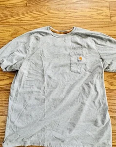 Carhartt one pocket t shirt Size XL Gray - Picture 1 of 5
