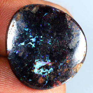 11.59 ct Fancy (20 x 19 mm) (Un-Heated) Australia Boulder Matrix Opal Gemstone - Picture 1 of 1