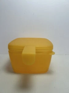 Vintage Tupperware Vergissmeinnicht 5338 Käsebehälter orange  - Bild 1 von 10