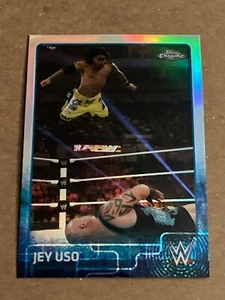 JEY USO ⭐ 2015 WWE Topps Chrome REFRACTOR #36 ⭐ wrestling parallel card - Picture 1 of 2
