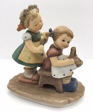 1998 soutien-gorge figurine en porcelaine Goebel Berta Hummel "Forever A Friend" 65