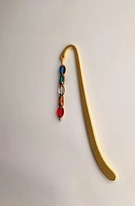 Crystal Bookmark, Gold Plated - Picture 1 of 1