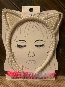 Old East Main Headband & Choker Set - Headband Crown/Pink Choker - NEW - Picture 1 of 3