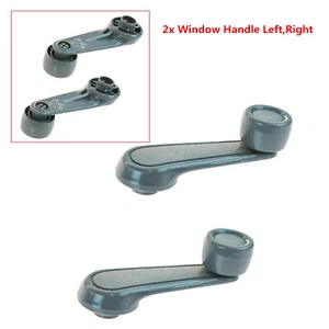 For 1973-95 Toyota Pickup Inside Left Right Window Crank Lever Handle LH/RH Gray - Picture 1 of 7