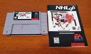 NHL 96 With Manual (Super Nintendo Entertainment System, 1995) TESTED - Picture 1 of 3