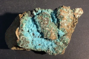 OCL - OUTSTANDING HARD-TO-GET ARIZONA CHRYSOCOLA W/ DRUZY COVERED BUBBLES -.72LB - Bild 1 von 4