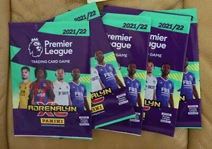 PREMIER LEAGUE 2021 2022 PANINI ADRENALYN XL SEALED PROMO PACKETS TRADING CARDS - Picture 1 of 2