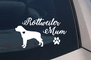 Rottweiler Mum Dog Sticker Car Decal Vinyl quality Rotti Rottie Mom gift - Picture 1 of 5
