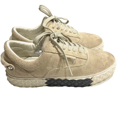 Zapatillas deportivas Kendall + Kylie talla 7 gamuza beige con cordones plataforma Foto 1 de 4