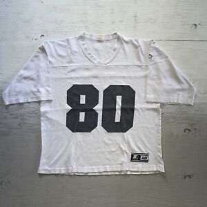 Vintage Starter Jerry Rice #80 Black & White Jersey Size 48 Large L