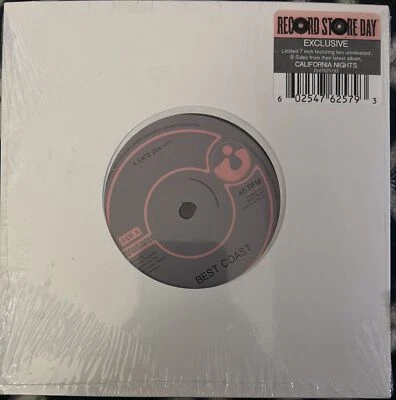 Late 20s / Bigger Man By Best Coast NEW 7” Vinyl RSD. California Nights B-Sides Foto 1 de 2