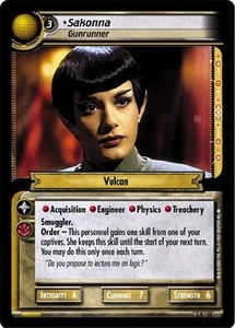 Star Trek CCG 2E Energize Sakonna, Gunrunner 2R158 - Picture 1 of 1