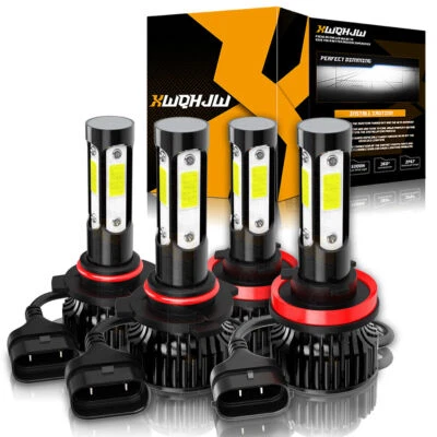 For Toyota Prius 2010-2012 2013 2014 2015 LED Headlights Bulbs Hi+Low Beam Kit - Image 1 of 4