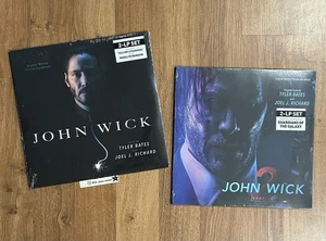 SEALED John Wick 1 & 2 movie Soundtrack vinyl record BUNDLE Rare Out of print - Picture 1 of 6