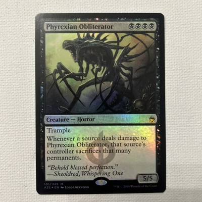 MTG FOIL New Phyrexia PHYREXIAN OBLITERATOR 101/249 Creature Horror NM - Image 1 of 4