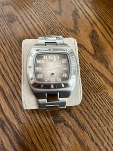 Fossil Blue Uhr AM-3659 Herren 40mm Gehäuse Datum Armband Band Quarz drei Zeiger - Bild 1 von 4