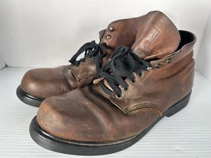 Stivali da lavoro vintage Red Wing Chukka Boots 952 punta tonda taglia 14D - Foto 1 di 16