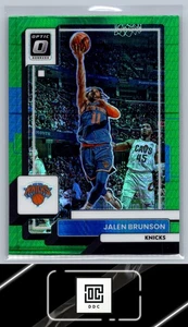 2022-23 Donruss Optic #3 Jalen Brunson Hyper Green - Picture 1 of 2