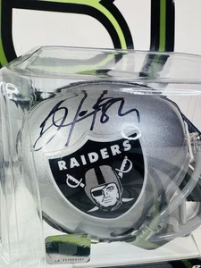 BO JACKSON signed handsigniert RAIDERS Mini Helm COA AUTO Beckett - Bild 1 von 4
