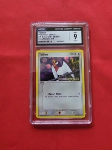 Pokemon: ERROR CARD Insufficient Ink - Taillow #68/106 Reverse Holo - CGC 9 -A21 - Picture 1 of 24