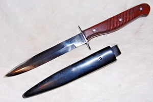 Deutscher Kommando Dolch Kampfstiefel Messer mit Scheide - Reproduktion - Bild 1 von 7