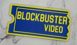 Blockbuster Video Sign Replica – Retro Movie Rental Store - Picture 1 of 4
