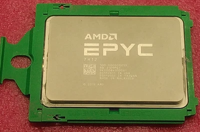 AMD EPYC 7H12 2.60GHz 64-Core 256MB Socket SP3 CPU Processor P/N: 100-000000055 - Image 1 of 3