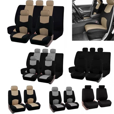 For HONDA Car Seat Cover 2/5 Seat Full Set Front set Covers Front Rear Protector - Image 1 of 4