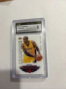 2012-13 Kobe Bryant #1 - Panini Marquee CSG Mint 9 - Picture 1 of 3