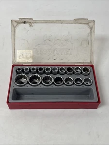 Teng TT1217-6 Set di Prese Metriche da 6 Pt, 17 Pezzi - Unità da 1/2" - Foto 1 di 24
