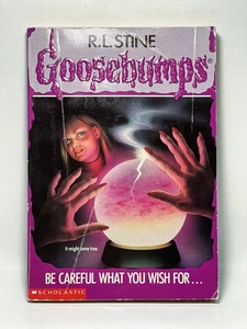 24th Print #12 Be Careful What You Wish For Goosebumps Book RL Stine ACCEPTABLE - Picture 1 of 22