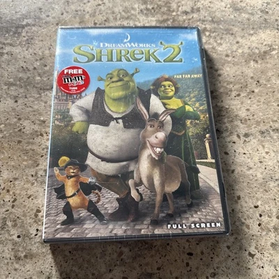Shrek 2 DVD 2004 Full Screen, Sealed, New, Mike Myers Eddie Murphy Cameron Diaz - Image 1 of 2